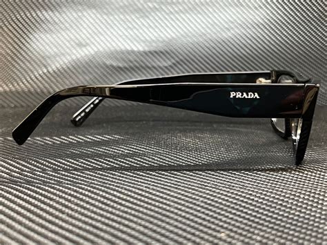 prada pr 15yv 1ab1o1|Prada PR 15YV 1AB1O1 Eyeglasses in Black .